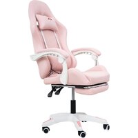 Игровое (геймерское) кресло Calviano 1584 (ткань, розовый) - Превью изображения №7 — Интернет-магазин Time-Shop