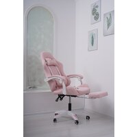 Игровое (геймерское) кресло Calviano 1584 (ткань, розовый) - Превью изображения №8 — Интернет-магазин Time-Shop