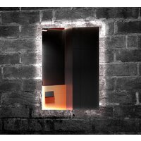  Пекам Зеркало GretaFly 80x100 GretaFly-80x100dpcl (с подсветкой, сенсором на взмах руки, подогревом, часами) - Превью изображения №6 — Интернет-магазин Time-Shop