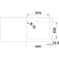 Кухонная мойка Blanco Solis 340/180-IF 526130 (правая, полированная) - Превью изображения №3 — Интернет-магазин Time-Shop