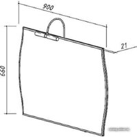  Belux Бриз Зеркало [В90] - Превью изображения №4 — Интернет-магазин Time-Shop