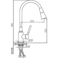 Смеситель FRAP F4044-6 - Превью изображения №2 — Интернет-магазин Time-Shop