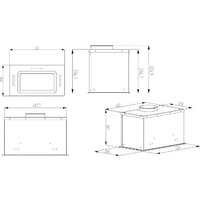 Кухонная вытяжка Evelux Arvid 60 BG - Превью изображения №2 — Интернет-магазин Time-Shop