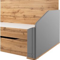 Кровать-тахта Involux Sale 90x200 с ящиками км0144 (серый шифер/дуб натюрель) - Превью изображения №6 — Интернет-магазин Time-Shop