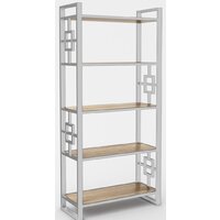 Hype Mebel Квадро 50x200 (белый/дуб галифакс натуральный)