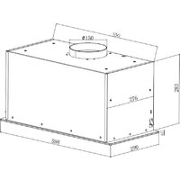 Кухонная вытяжка ZorG Star 1080 60 S-GC (белый) - Превью изображения №5 — Интернет-магазин Time-Shop