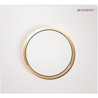 Geberit Sigma 10 HyTouch 116.015.KK.1 (белый/золотистый)