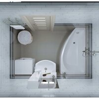 Ванна Triton Бэлла 140x76L (с каркасом) - Превью изображения №3 — Интернет-магазин Time-Shop