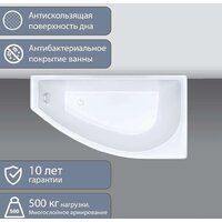 Ванна Triton Бэлла 140x76L (с каркасом) - Превью изображения №5 — Интернет-магазин Time-Shop