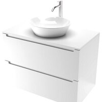 ЗОВ Тумба под умывальник Дион 100 D100LWP0M9003MKV5-KP13W (белый матовый)