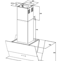 Кухонная вытяжка Korting KHA 99750 GW - Превью изображения №2 — Интернет-магазин Time-Shop