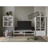 Стеллаж Mebelain Фора 8 (дуб беленый) - Превью изображения №4 — Интернет-магазин Time-Shop