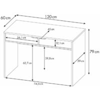 Стол Polini Kids Mirum 120 0002565.9 (белый) - Превью изображения №9 — Интернет-магазин Time-Shop