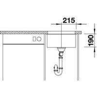 Кухонная мойка Blanco Rotan 400-U (антрацит) - Превью изображения №4 — Интернет-магазин Time-Shop