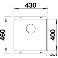 Кухонная мойка Blanco Rotan 400-U (антрацит) - Превью изображения №2 — Интернет-магазин Time-Shop