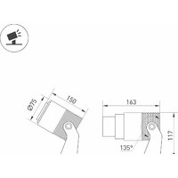 Уличный прожектор Arlight ALT-RAY-ZOOM-R75-18W Warm3000 032562 - Превью изображения №5 — Интернет-магазин Time-Shop