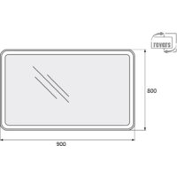  BelBagno Зеркало SPC-MAR-900-800-LED-BTN - Превью изображения №4 — Интернет-магазин Time-Shop