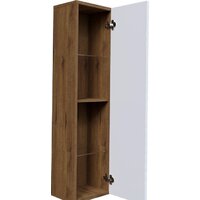  Grossman Шкаф-пенал Альба 30 303009 (веллингтон/белый) - Превью изображения №3 — Интернет-магазин Time-Shop