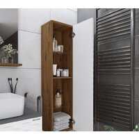  Grossman Шкаф-пенал Альба 30 303009 (веллингтон/белый) - Превью изображения №4 — Интернет-магазин Time-Shop