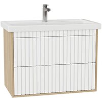 Onika Тумба под умывальник Дайлер 80 108061 (белый/дуб сонома)