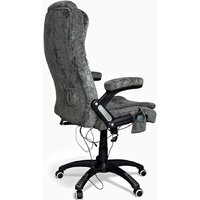 Офисное кресло Calviano Veroni 56 (серый плюш) - Превью изображения №3 — Интернет-магазин Time-Shop