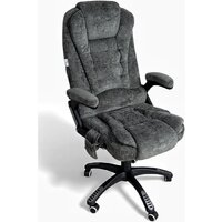 Офисное кресло Calviano Veroni 56 (серый плюш) - Превью изображения №2 — Интернет-магазин Time-Shop