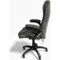 Офисное кресло Calviano Veroni 56 (серый плюш) - Превью изображения №10 — Интернет-магазин Time-Shop