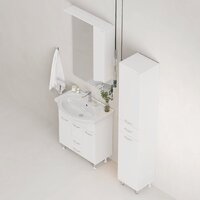  Onika Шкаф-пенал для ванной Модерн 36.17 L с корзиной 403602 - Превью изображения №4 — Интернет-магазин Time-Shop