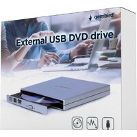 Оптический привод Gembird DVD-USB-02-SV - Превью изображения №5 — Интернет-магазин Time-Shop