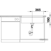 Кухонная мойка Blanco Subline 700-U (белый) - Превью изображения №4 — Интернет-магазин Time-Shop