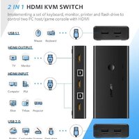 KVM переключатель Ugreen 50744 - Превью изображения №2 — Интернет-магазин Time-Shop
