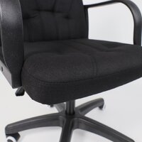 Офисное кресло AksHome Менеджер PL (Leto 70 черная ткань) - Превью изображения №11 — Интернет-магазин Time-Shop