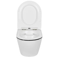 Унитаз подвесной Roxen Antares Black 530110-01B Rimless Soft Close - Превью изображения №8 — Интернет-магазин Time-Shop