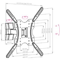 Кронштейн для телевизора Arm Media LCD-403 - Превью изображения №3 — Интернет-магазин Time-Shop