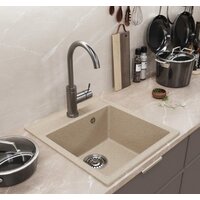 Кухонная мойка Mixline ML-GM28 552180 (бежевый) - Превью изображения №4 — Интернет-магазин Time-Shop