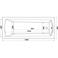 Ванна Cersanit Nature 150x70 64243 с сифоном Prime 64287 (сифон черный) - Превью изображения №15 — Интернет-магазин Time-Shop