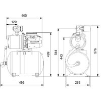 Насосная станция Grundfos JP 5-48 PT-H - Превью изображения №3 — Интернет-магазин Time-Shop