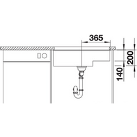 Кухонная мойка Blanco Subline 700-U Level 526004 (черный) - Превью изображения №4 — Интернет-магазин Time-Shop
