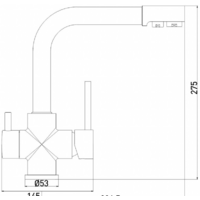 Смеситель Gross Aqua Ecolife 3120609C - Превью изображения №2 — Интернет-магазин Time-Shop