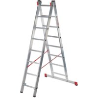 Лестница-стремянка Новая высота NV 322 двухсекционная профессиональная 2x15 ступеней - Превью изображения №2 — Интернет-магазин Time-Shop