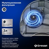 Пылесос Gressel GVC-6202 - Превью изображения №5 — Интернет-магазин Time-Shop