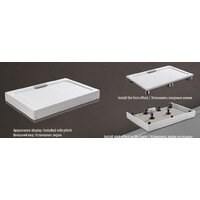 Душевой поддон WeltWasser TRS 12080 Stone-WT 120x80 - Превью изображения №3 — Интернет-магазин Time-Shop