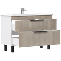 Volna Тумба под умывальник Lotty 100.2Y Pulsus (латте, напольная)