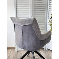 Стул с подлокотниками M-City Pontus 626M05484 (KN01-03 серыйBZ1046-02 темно-серыйчерный) - Превью изображения №7 — Интернет-магазин Time-Shop