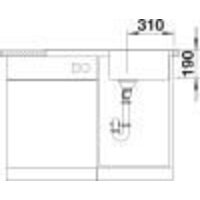 Кухонная мойка Blanco Sona 5 S 527151 (мягкий белый) - Превью изображения №10 — Интернет-магазин Time-Shop