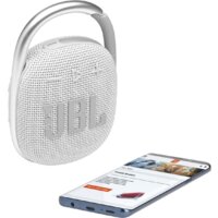 Беспроводная колонка JBL Clip 4 (белый) - Превью изображения №6 — Интернет-магазин Time-Shop