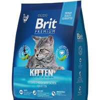 Brit Premium Cat Kitten для котят с курицей 8 кг