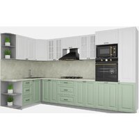 Интерлиния Мила Деко 1.68x3.4 левая (белый-мята-опал светлый)