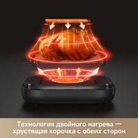Аэрогриль (аэрофритюрница) Trouver Air Fryer FD10s Pro 6L (черный) - Превью изображения №9 — Интернет-магазин Time-Shop