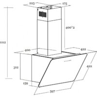 Кухонная вытяжка Schtoff Macau 60 (белый) - Превью изображения №2 — Интернет-магазин Time-Shop
